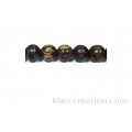 Old Palm Wood Round Beads 10mm